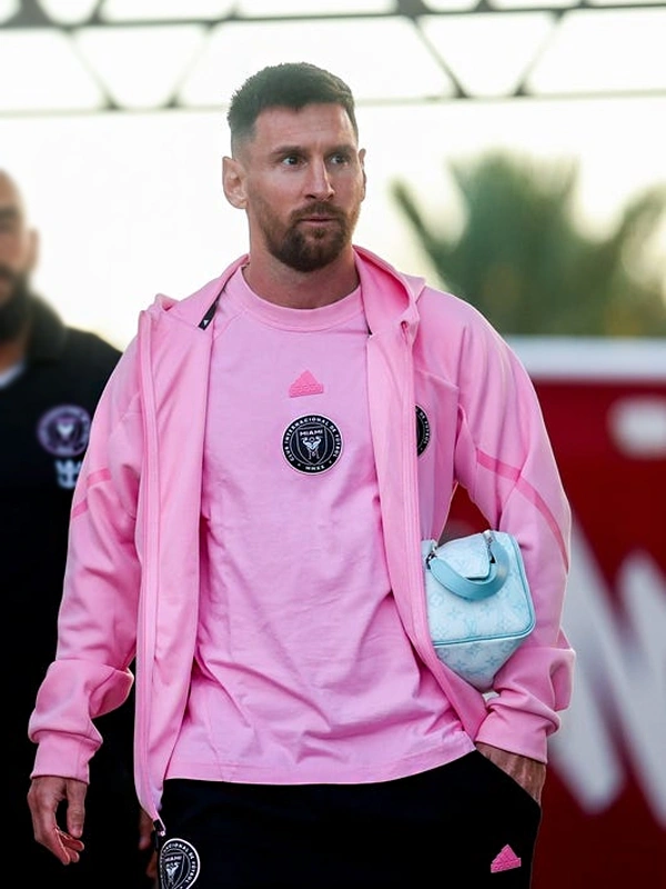 Inter Miami CF Gameday Pink Anthem Jacket Lionel Messi