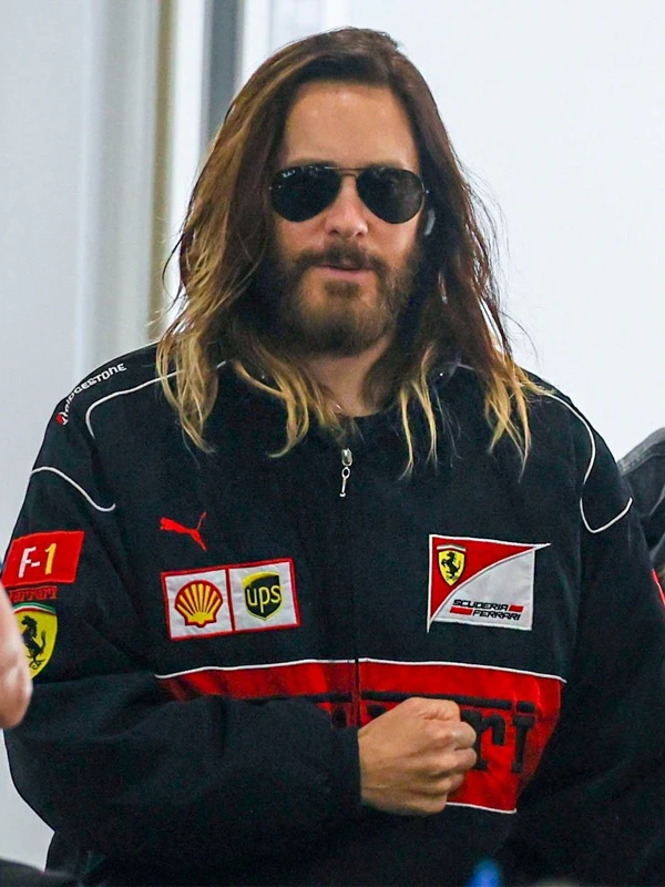 Jared Leto Ferrari F1 Jacket Black