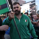 Jason Kelce Italia Green Tracksuit