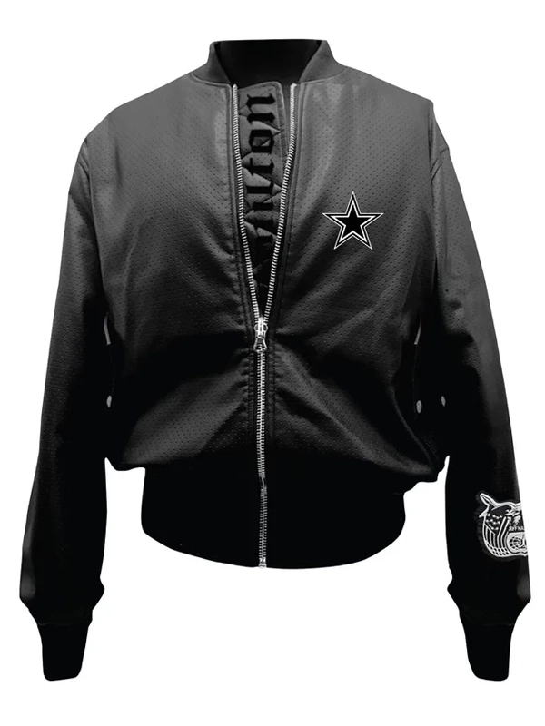 Jeff Hamilton Cowboys Bomber Jacket