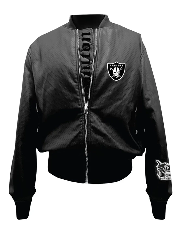 Jeff Hamilton Raiders Bomber Jacket