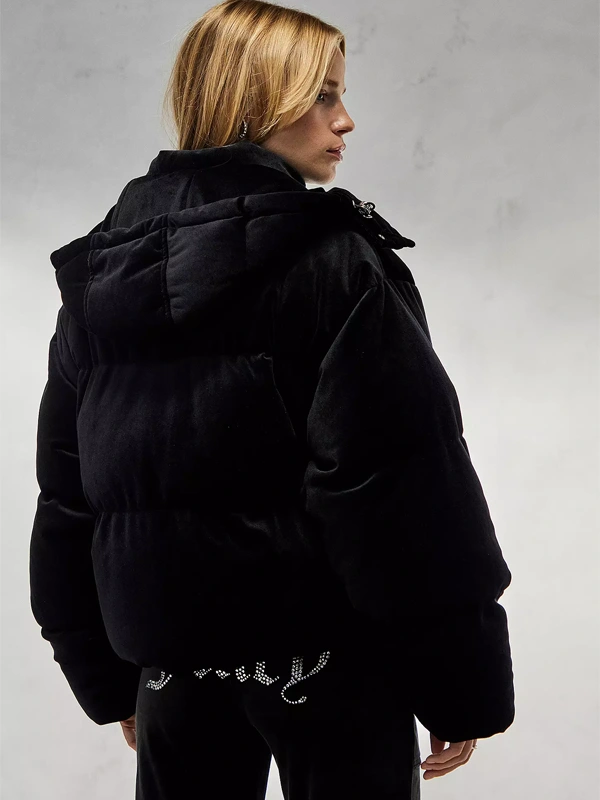 Juicy Couture Black Puffer Jacket