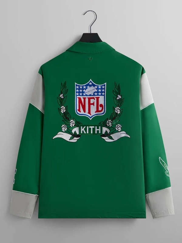 Kith & '47 Philadelphia Eagles Kieran Coaches Jacket Green