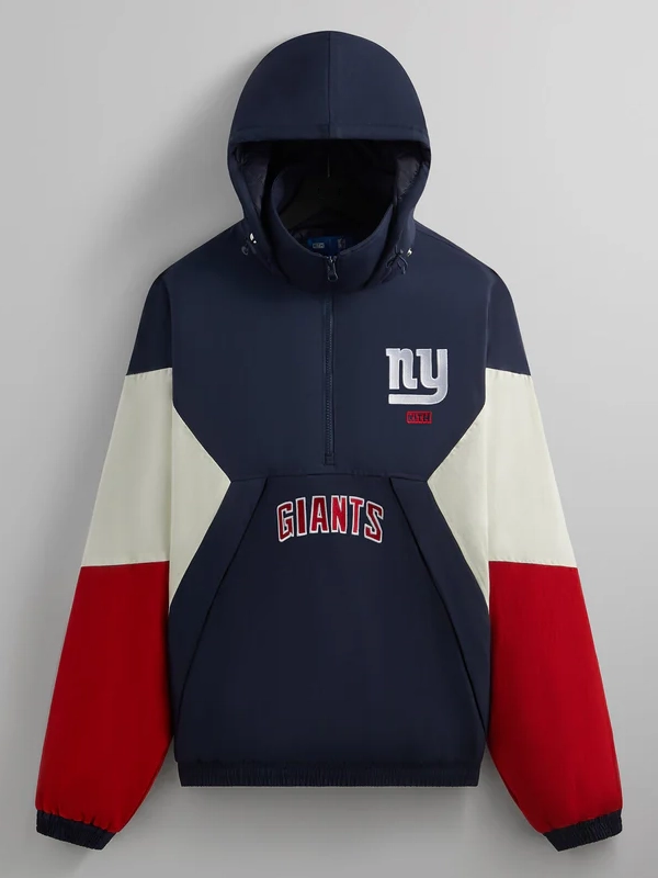 Kith Giants Quarter Zip Anorak With Hood