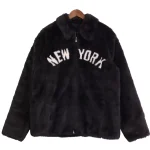 Kith New York Yankees Faux Fur Coaches Jacket