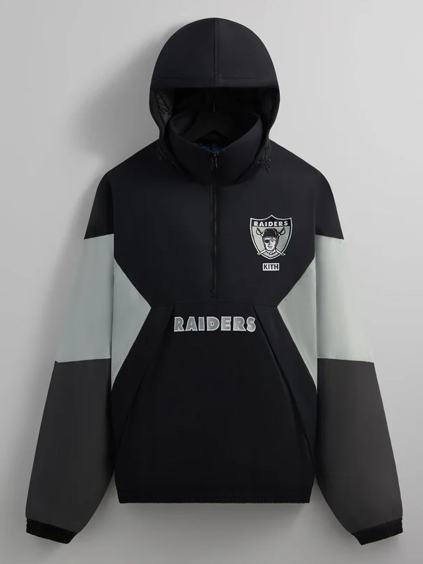 Kith Raiders Quarter Zip Anorak With Hood