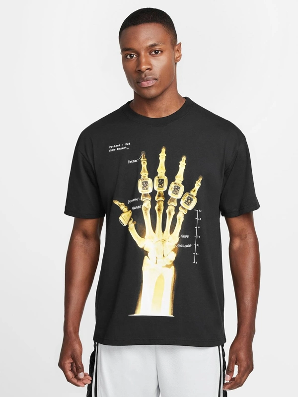 Kobe Bryant Broken Not Beaten Hand X-Ray T-shirt