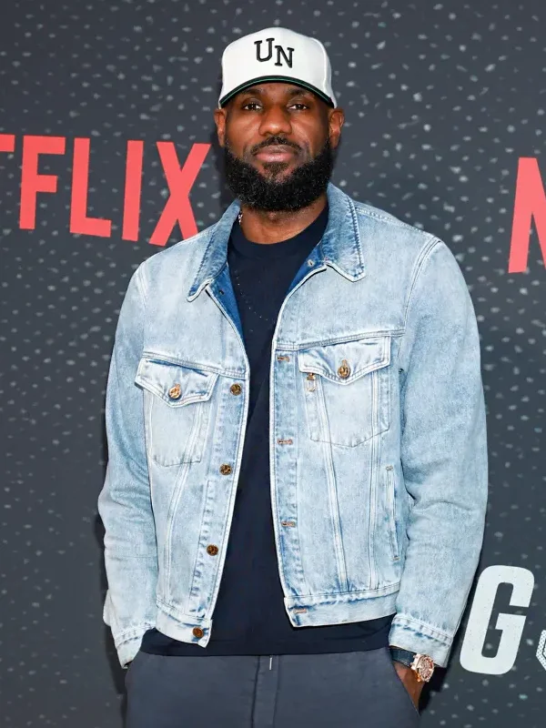 LeBron James Blue Denim Jacket