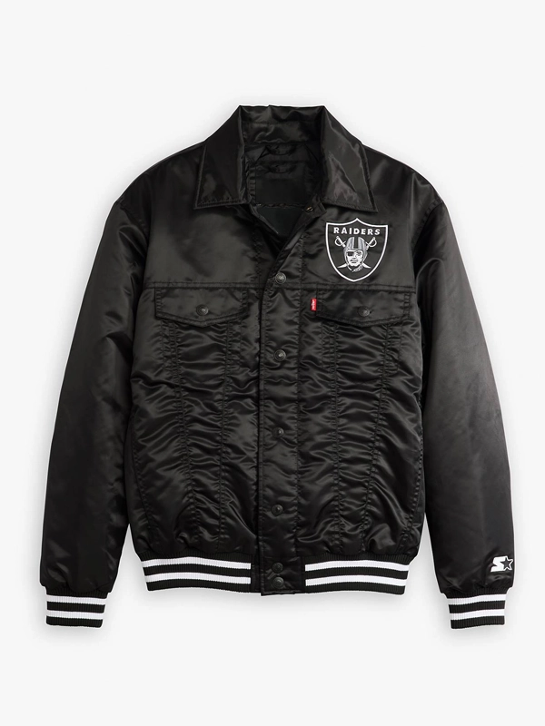 Levi s X Starter Raiders Jacket Black Jackets Junction