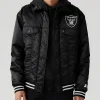 Levi's X Starter Raiders Satin Black Jacket