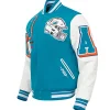 Miami Dolphins Mashup Logo Varsity Jacket