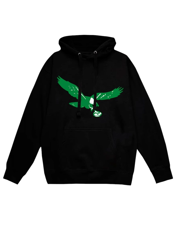 Mitchell & Ness Black Philadelphia Eagles Black Pullover Hoodie