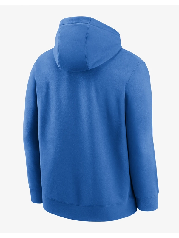 NFL Detroit Lions Club Logo Blue Pullover Hoodie