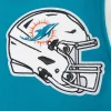 NFL MIAMI DOLPHINS BLUE & WHITE MASHUP VARSITY JACKET