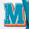 NFL MIAMI DOLPHINS MASHUP LOGO MEN'S VARSITY JACKET