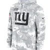 New York Giants Nike Arctic Camo 2024 Salute to Service Club Fleece Pullover Hoodie