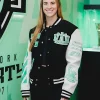 New York Liberty Off White Varsity Jacket