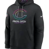 Nike Black Chicago Bears 2024 NFL Crucial Catch Club Pullover Hoodie