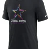 Nike Black Dallas Cowbys 2024 NFL Crucial Catch T-Shirt