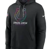 Nike Black Indianapolis Colts 2024 NFL Crucial Catch Club Pullover Hoodie