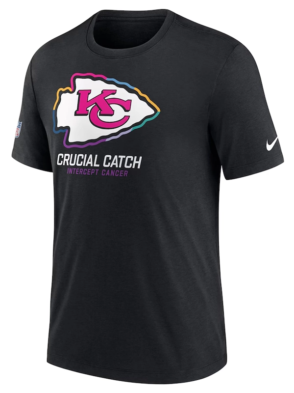 Nike Black Kansas City Chiefs 2024 NFL Crucial Catch T-Shirt