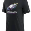 Nike Black Philadelphia Eagles 2024 NFL Crucial Catch T-Shirt