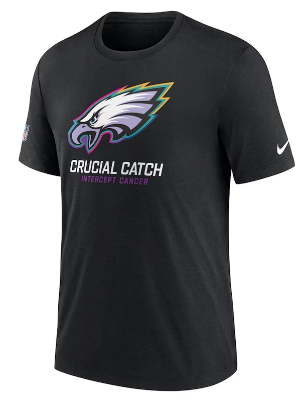 Nike Black Philadelphia Eagles 2024 NFL Crucial Catch T-Shirt