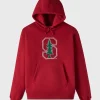 OVO Campus Fleece Hoodie Stanford Red