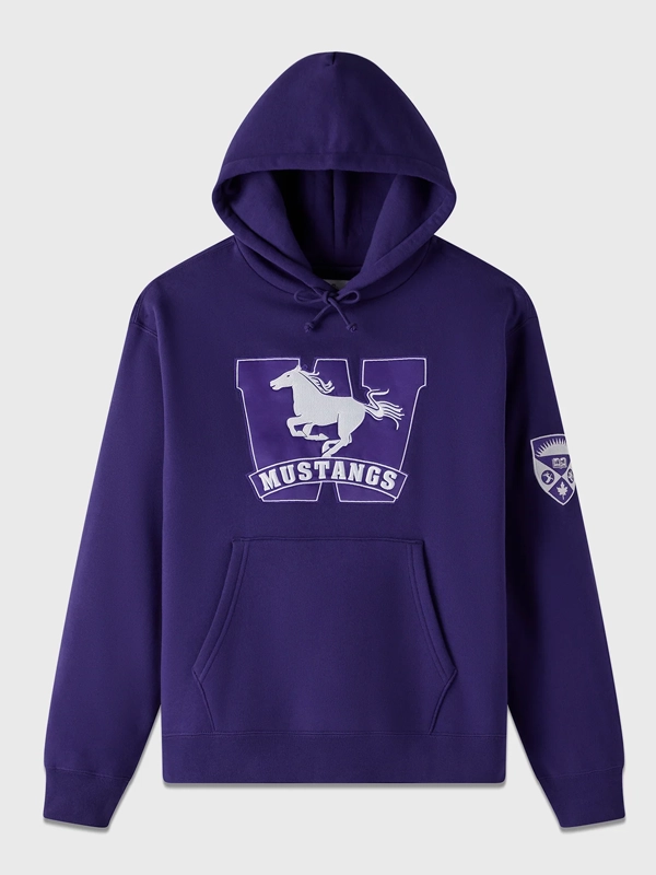 OVO Campus Fleece Hoodie Western Purple