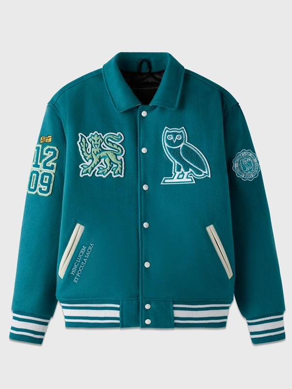 OVO Campus Varsity Jacket Cambridge Green