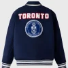 OVO UOFT Navy Varsity Jacket