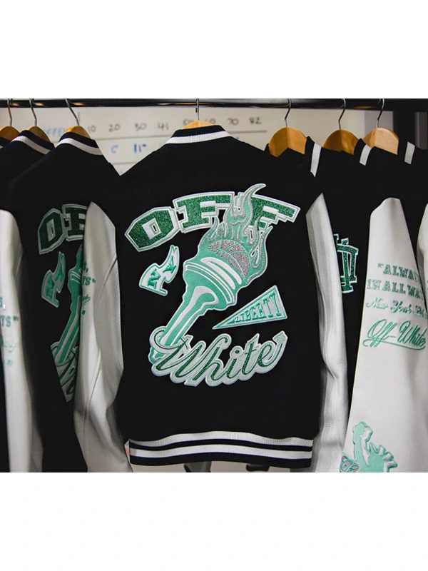 Off White x NY Liberty Varsity Jacket