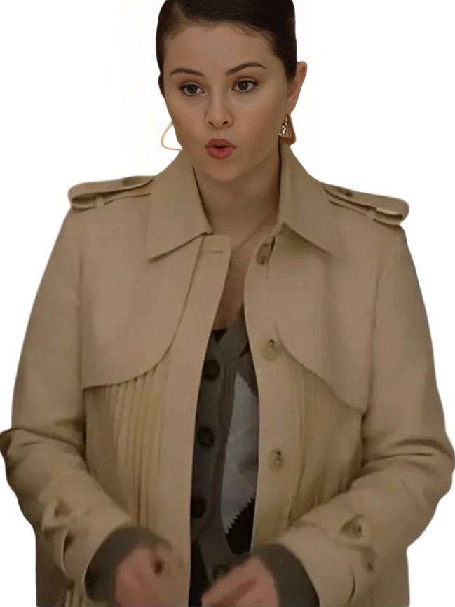 Only Murders in the Building S04 Selena Gomez Pleated Coat