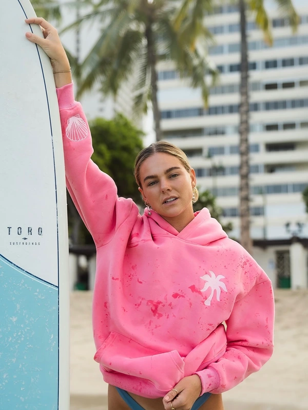 Oversized PPP Hawaii Hibiscus Hoodie