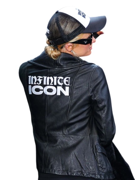 Paris Hilton Infinite Icon Leather Jacket