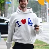 Patrick Schwarzenegger I Love LA Grey Hoodie