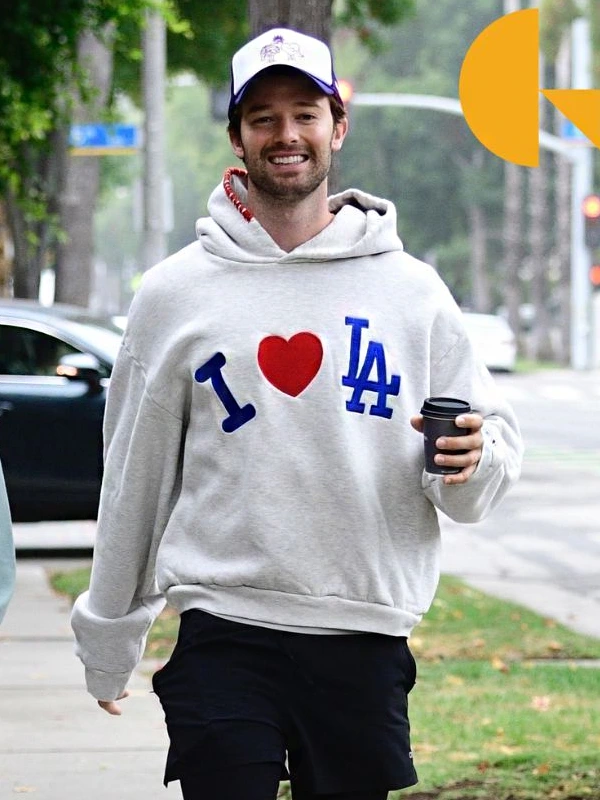 Patrick Schwarzenegger I Love LA Grey Hoodie