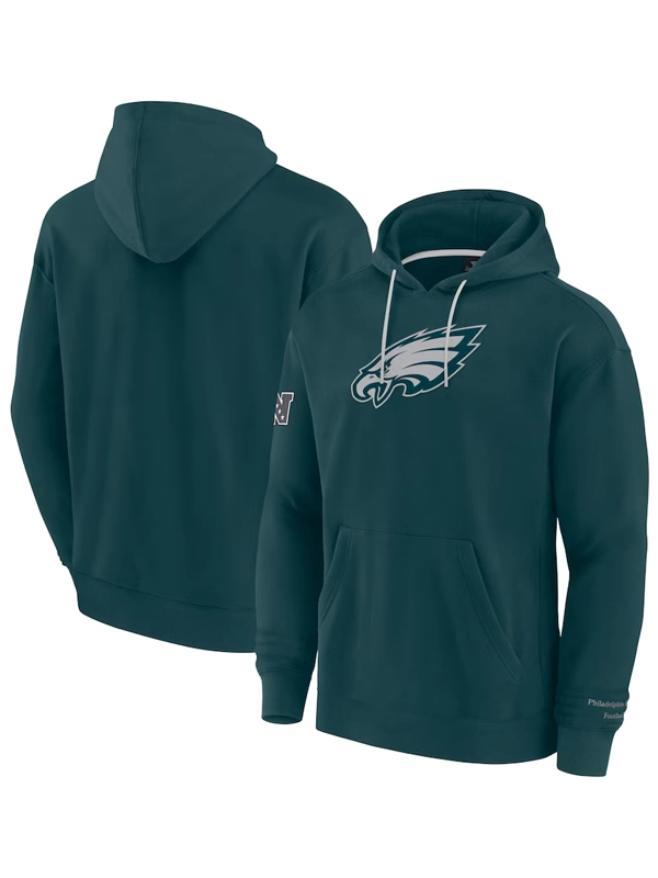 Philadelphia Eagles Elements Fleece Pullover Hoodie Green