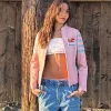 Pink Ferrari Leather Jacket