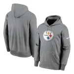 Pittsburgh Steelers Grey Hoodie