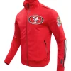 Pro Standard San Francisco 49ers Red Track Jacket