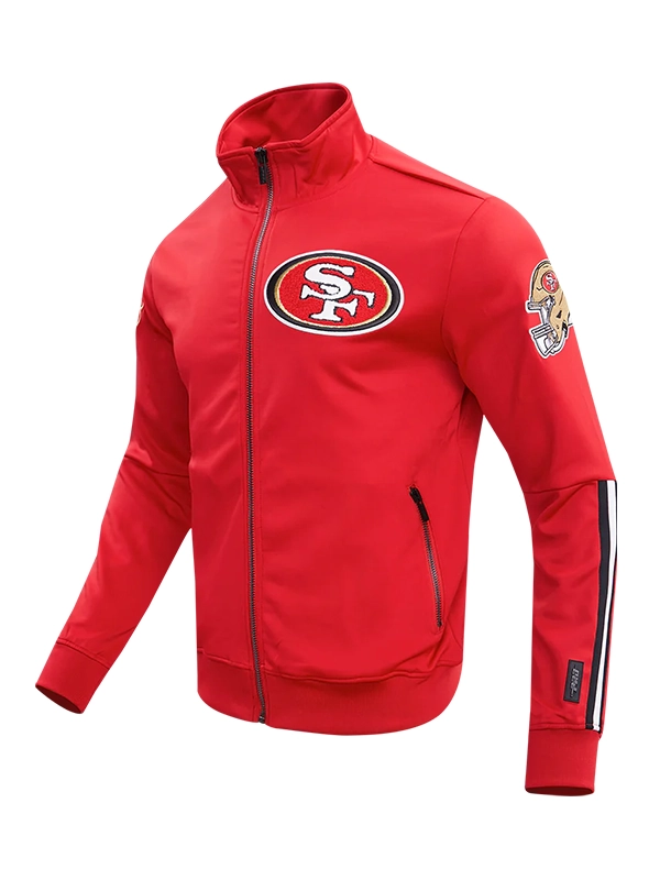 Pro Standard San Francisco 49ers Red Track Jacket