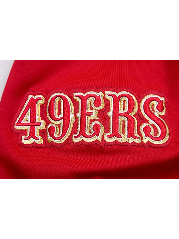 Pro Standard San Francisco 49ers Track Jacket Red