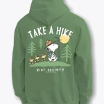 Riot Society Peanuts Snoopy Take a Hike Hoodie