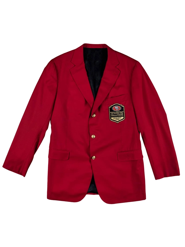 San Francisco 49ers Frank Gore Hall of Fame Red Induction Jacket