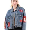 San Francisco 49ers Studded Denim Jacket