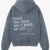 Smile You Made Gods Wake Up List Grey Hoodie