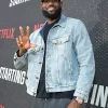 Starting 5 Premiere LeBron James Blue Denim Jacket