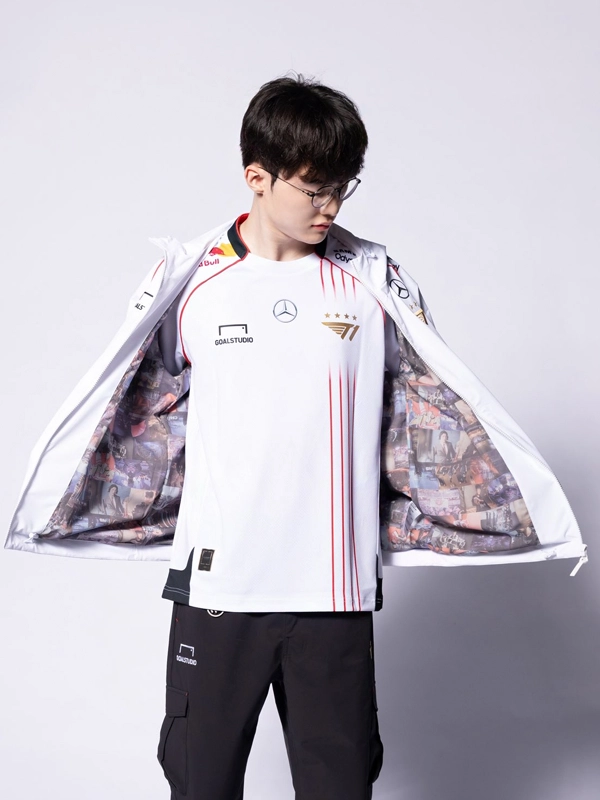 T1 Worlds 2024 Jacket White