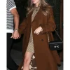 Taylor Swift Brown Long Trench Coat